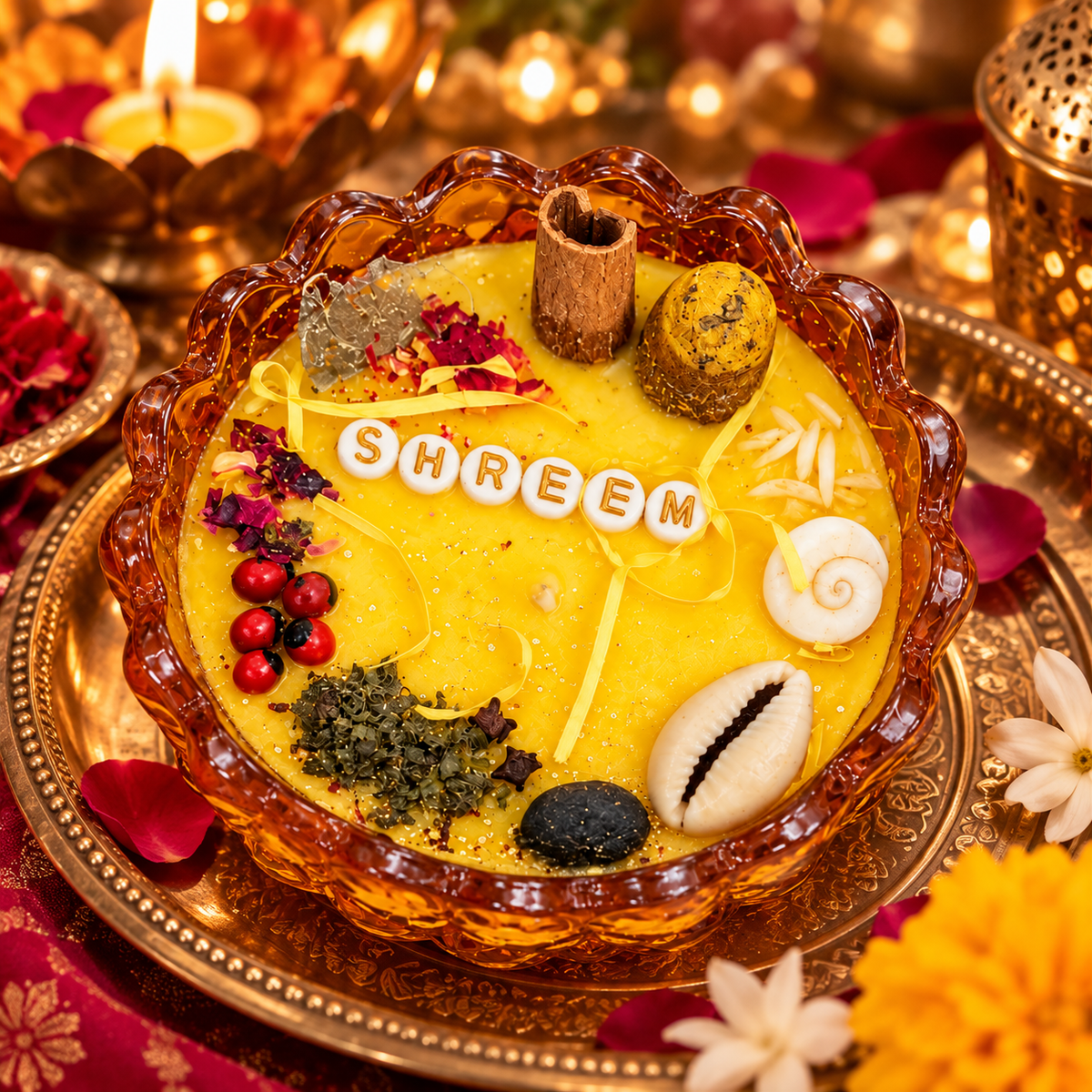 Shreem Candle – Prosperity, Abundance & Positive Energy