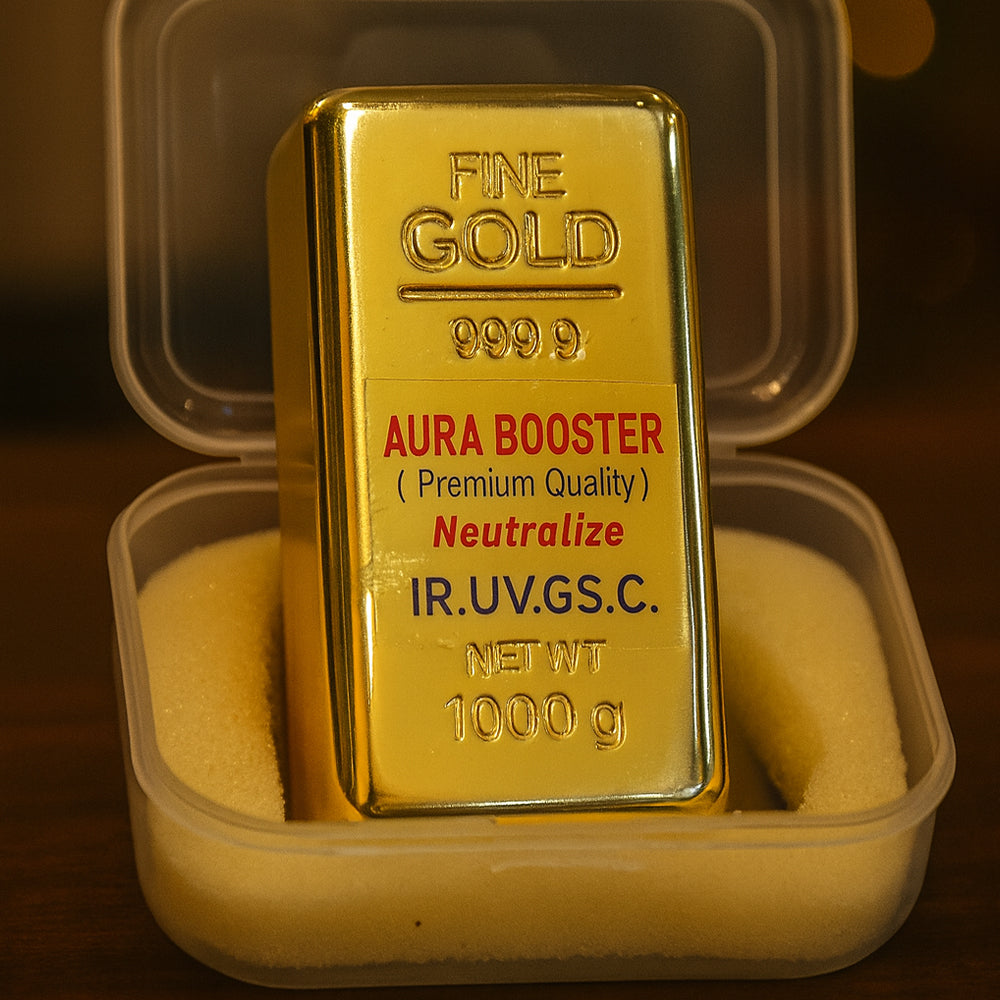 Aura Booster – Positive Energy & Chakra Healing (Yellow Metal)