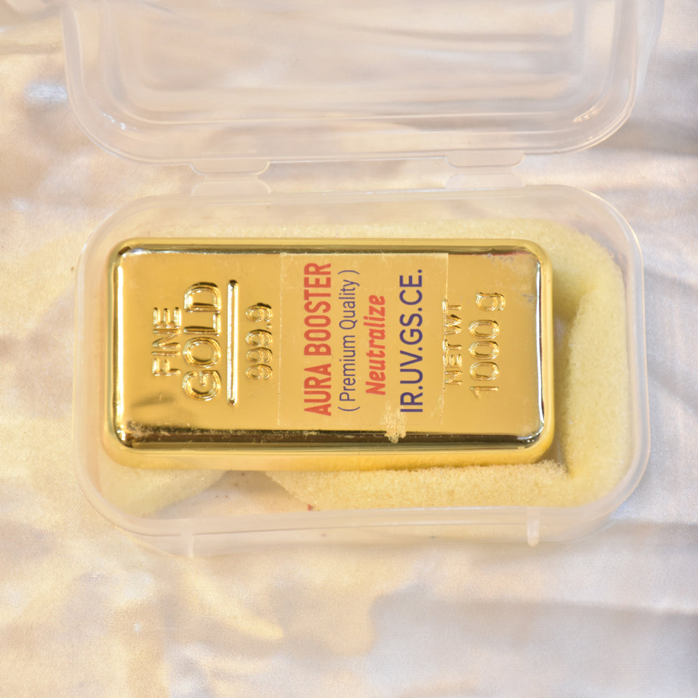 Aura Booster – Positive Energy & Chakra Healing (Yellow Metal)