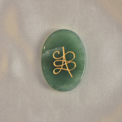 Green Aventurine Zibu Coin – Luck, Healing & Prosperity