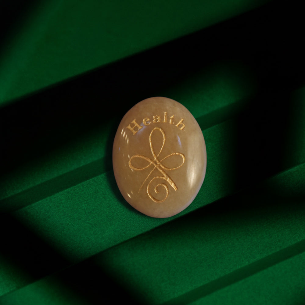 Yellow Aventurine Zibu Coin – “Health, Vitality & Healing Energy” Symbol