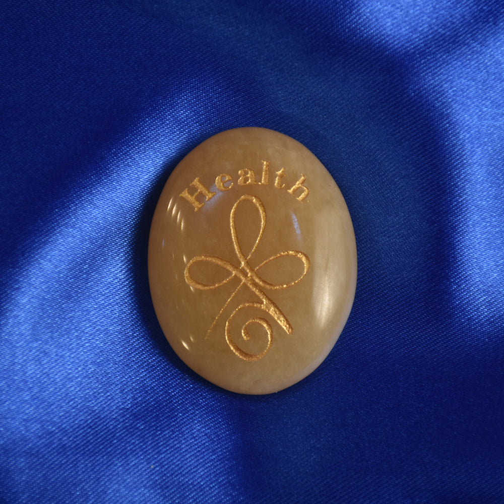Yellow Aventurine Zibu Coin – “Health, Vitality & Healing Energy” Symbol