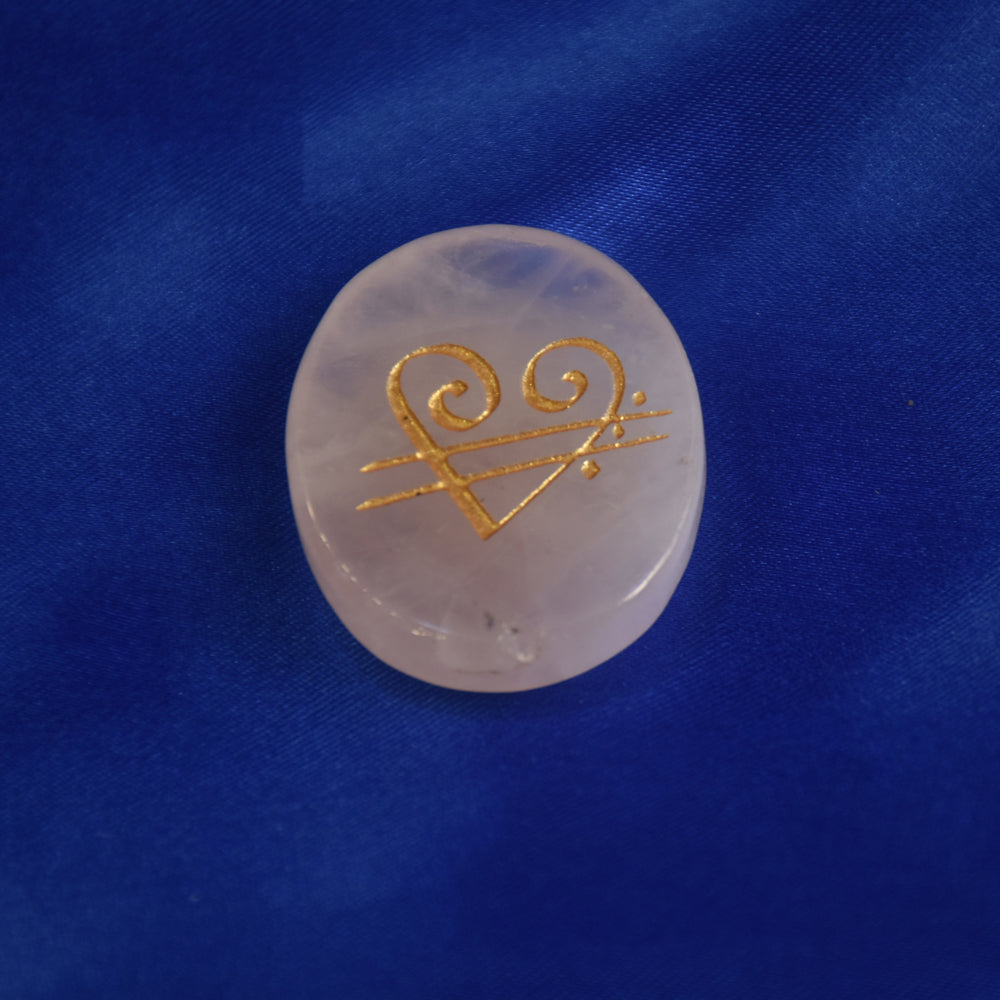 Rose Quartz Zibu Coin – Love, Healing & Harmony