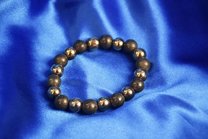 Raw Pyrite Bracelet (8mm Stretch)
