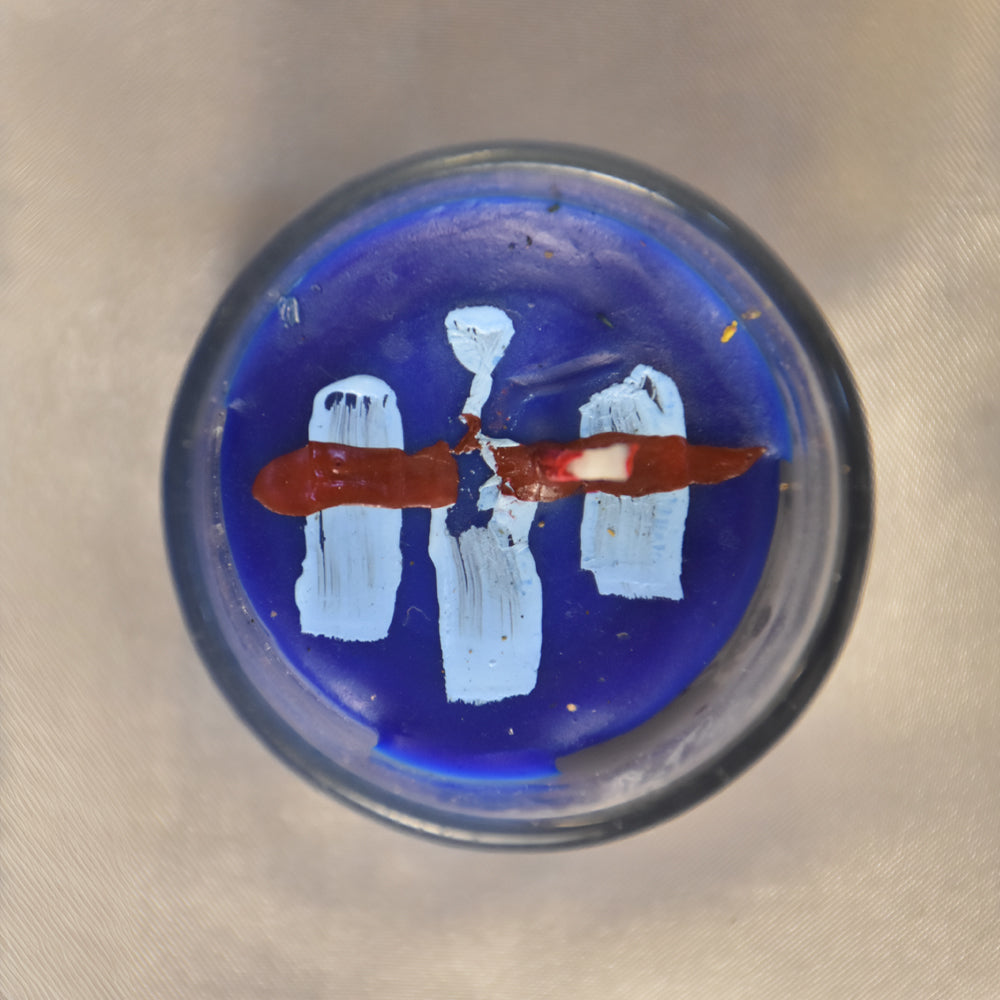 Shivaa Glass Candle – Divine Light of Peace