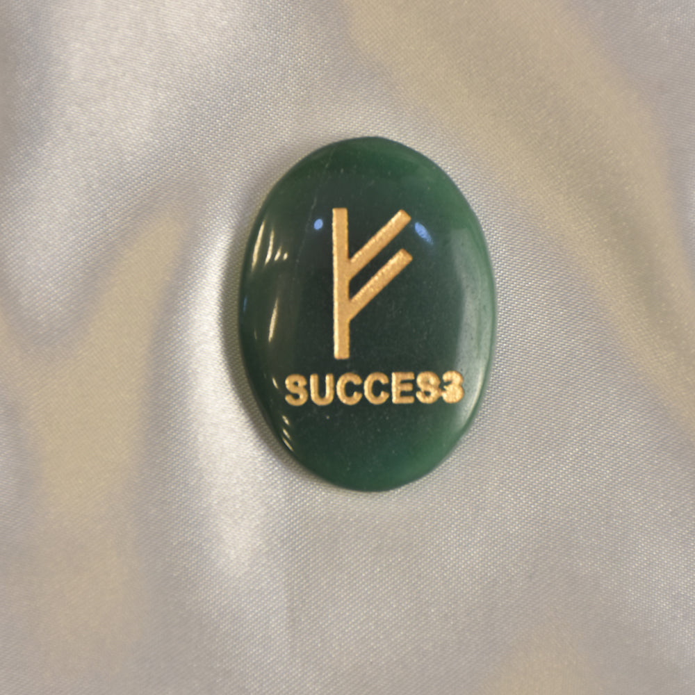 💚 Green Aventurine Zibu Coin – “Success & Prosperity” Symbol